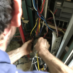 Installation de câblage électrique pour réseau informatique Valbonne